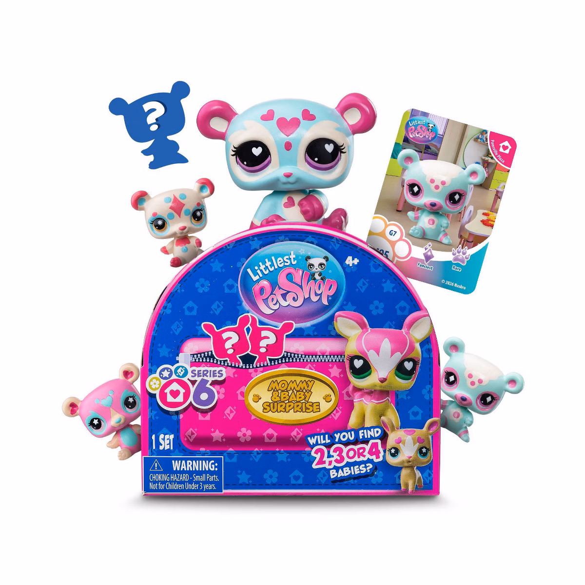 Littlest Pet Shop Mommy and Baby Surprise Blind Box Kids' Toys Ages 4+