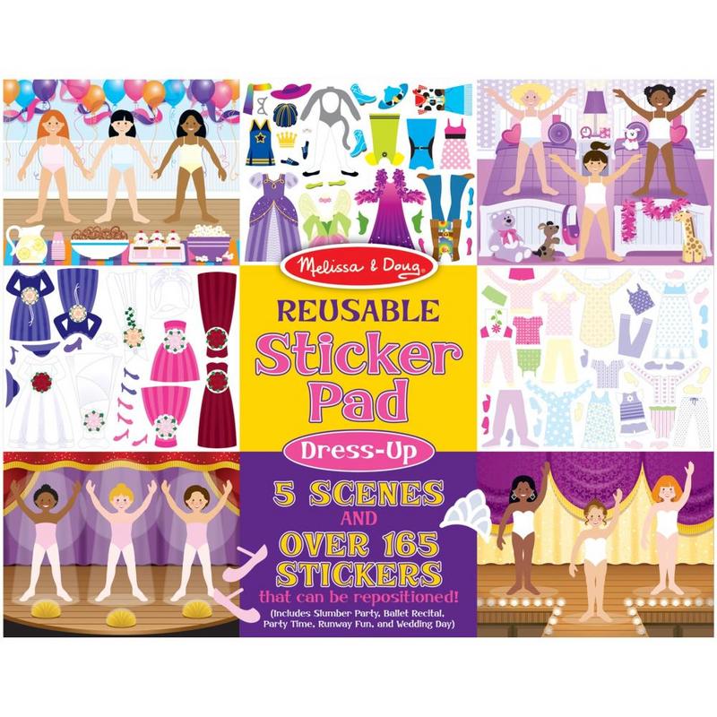 Dress-up Reusable Sticker Pad