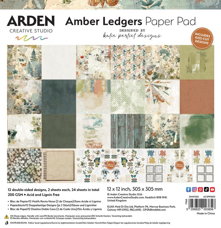 Amber Ledgers 12x12 Paper Pad
