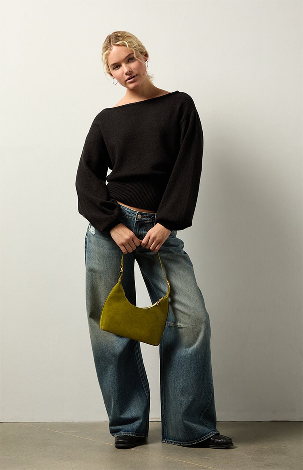 Your Favorite Harley Off-The-Shoulder Sweater