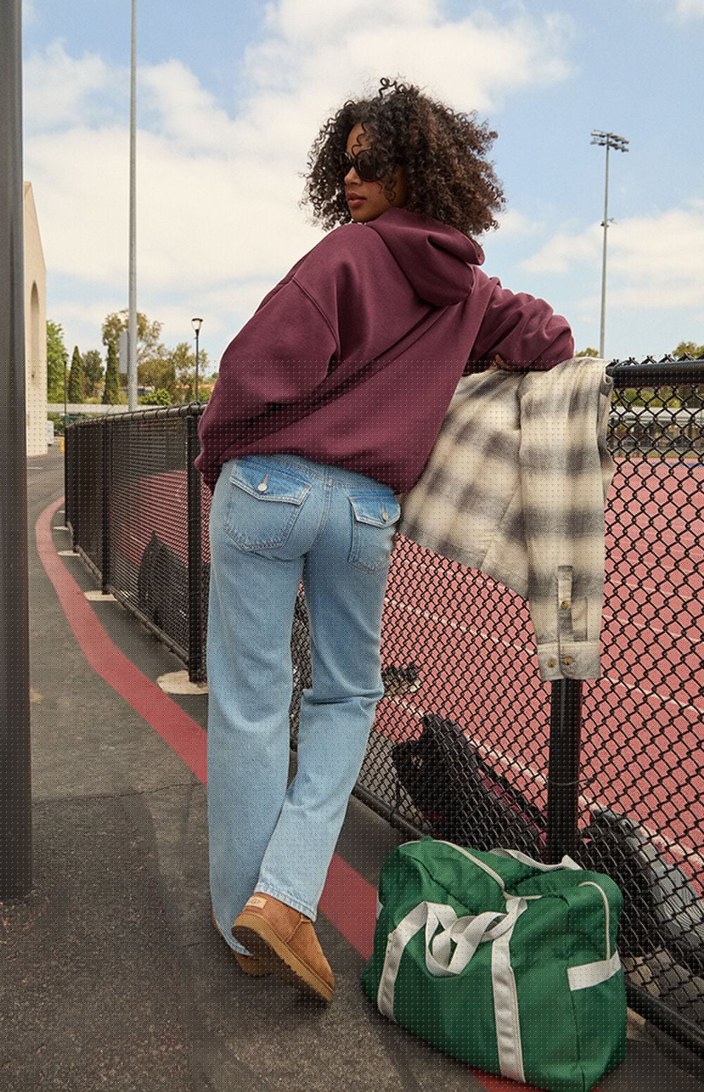Pacsun Zoe Low Rise Girlfriend Jeans Button Pocket Light Blue