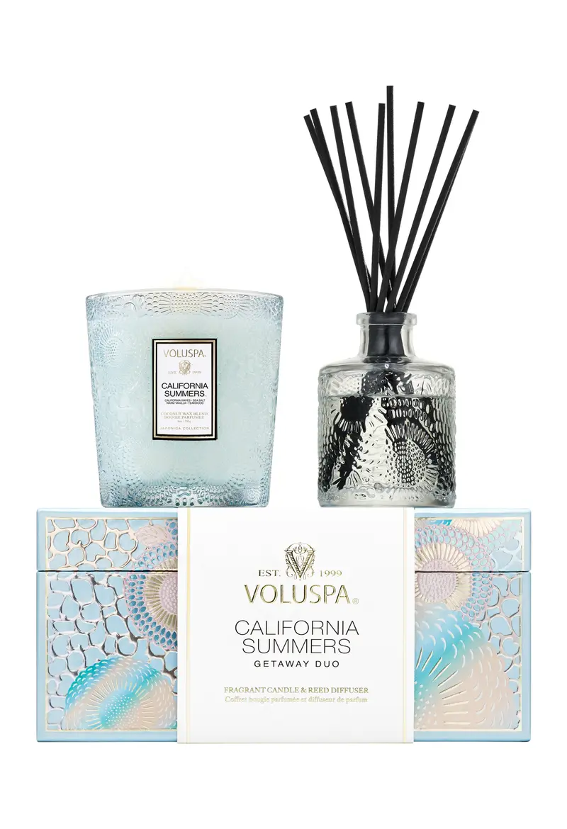 California Summers Getaway Candle & Diffuser Duo