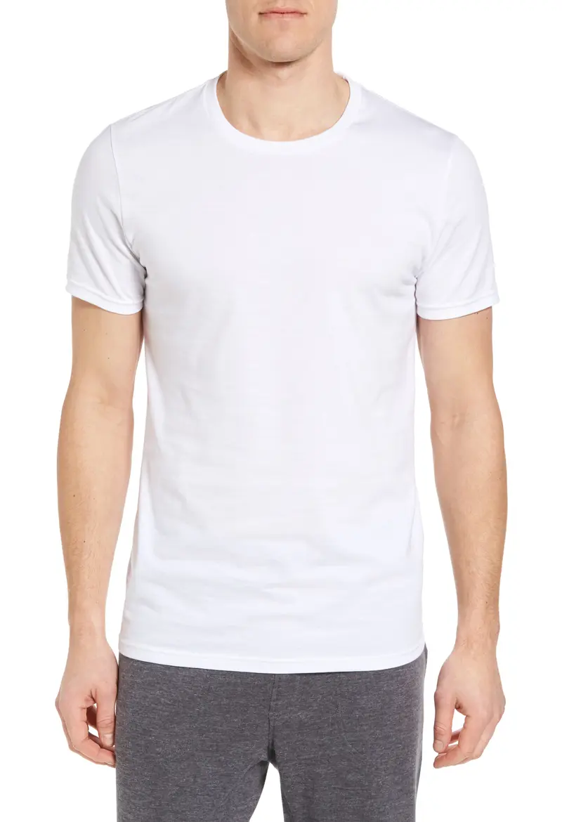 Nordstrom 4-Pack Trim Fit Supima® Cotton Crewneck T-Shirt