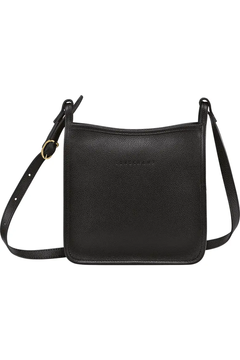 Longchamp Small Le Foulonné Leather Crossbody Bag