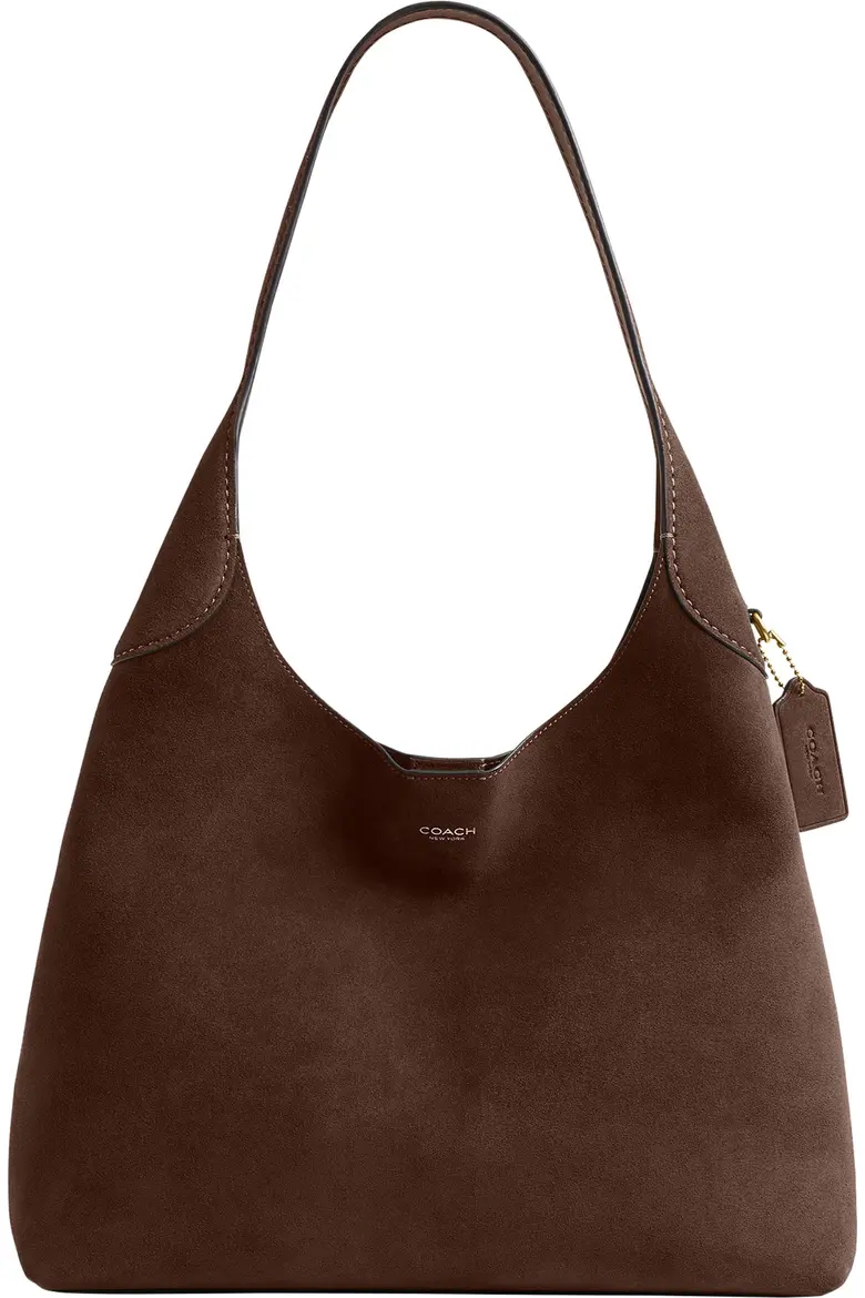 Brooklyn 34 Suede Shoulder Bag